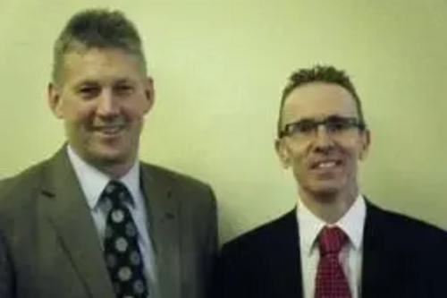 George Lyon and Cllr Fraser Macpherson