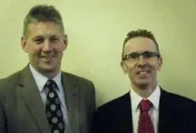 George Lyon and Cllr Fraser Macpherson