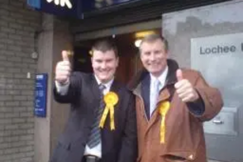 Chris Hall and Nicol Stephen MSP