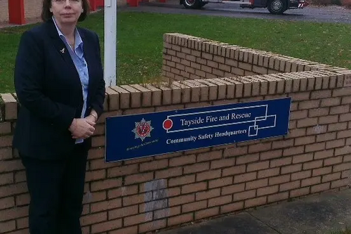 Alison McInnes MSP at Fire Control Room