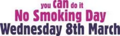 Cllr Helen Dick supports "No Smoking Day"