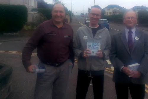 Dundee LibDems take part in Better Together campaigning in Maryfield and Coldside