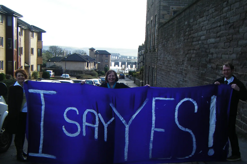 Alison Burns, Alison McInnes and Allan Petrie back Fairer Votes