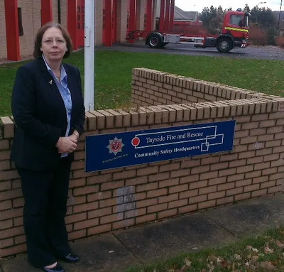 Alison McInnes MSP at Fire Control Room