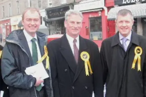 Tim Farron and Willie Rennie visit to Dundee