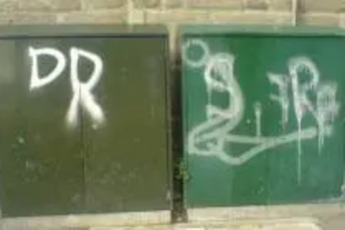 Graffiti in Arbroath Road, Dundee