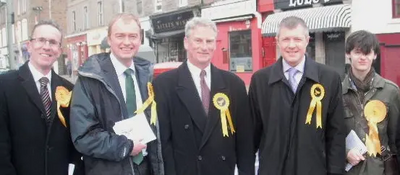 Tim Farron and Willie Rennie visit to Dundee