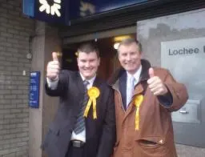 Chris Hall and Nicol Stephen MSP