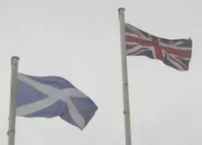 Saltire and Union Flags