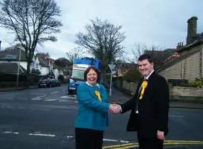 Chris Hall and Alison McInnes MSP