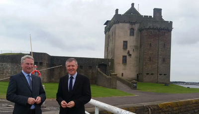 Craig Duncan and Willie Rennie