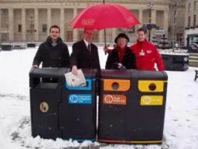 Launch of new recycling facilities in Dundee City Centre