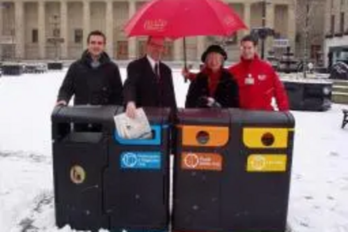 Launch of new recycling facilities in Dundee City Centre