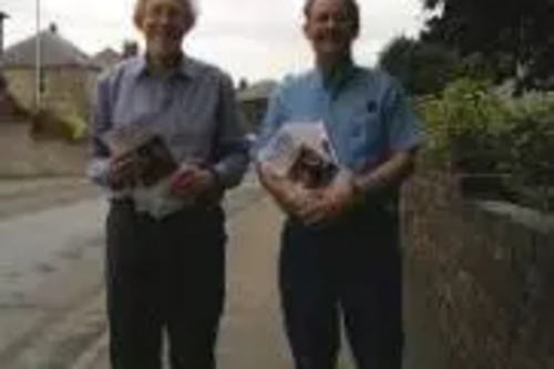 John Barnett and Robin Waterston in Dunfermline