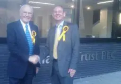 Sir Menzies Campbell and John Barnett