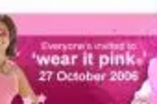 Wear it pink!