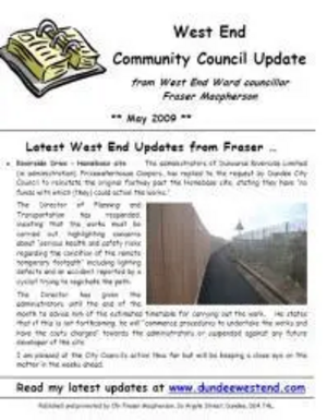 West End Community Council Update - May 2009