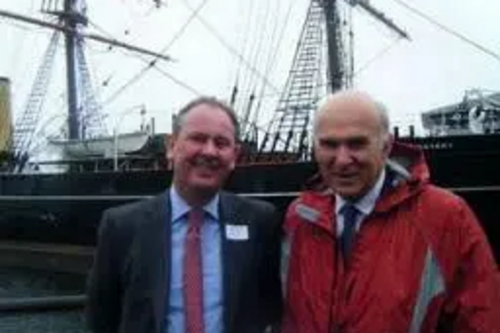 Dr Vince Cable & John Barnett