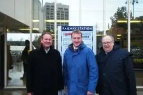 Tavish Scott with Clive Sneddon and John Barnett