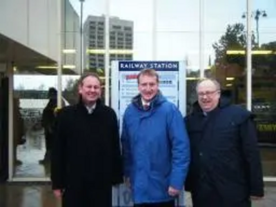 Tavish Scott with Clive Sneddon and John Barnett